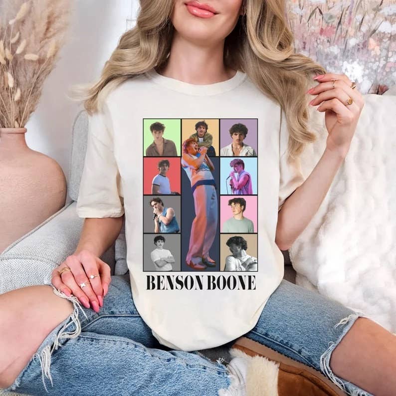 Benson Boone Shirt - Fireworks and Rollerblades Fan Merch