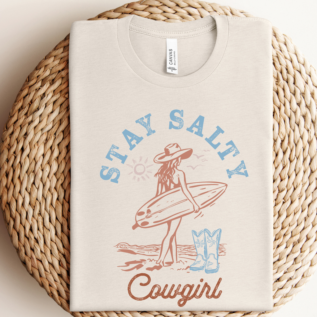 Stay Salty Cowgirl Graphic Tee