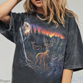 Vintage Deer Graphic T-Shirt, Wilderness Wildlife Tee