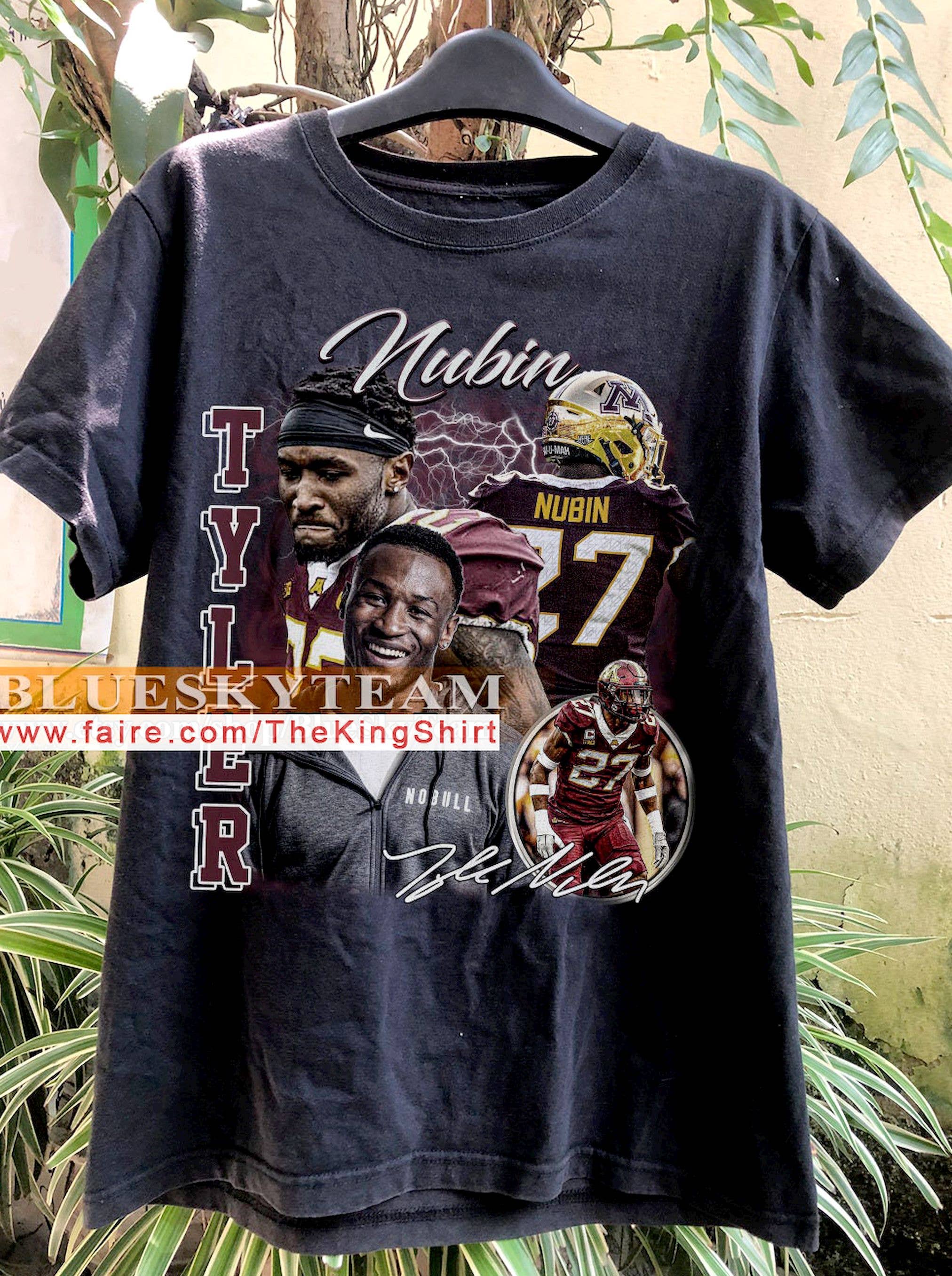 Vintage 90s Tyler Nubin Graphic Sport T-Shirt Retro Bootleg