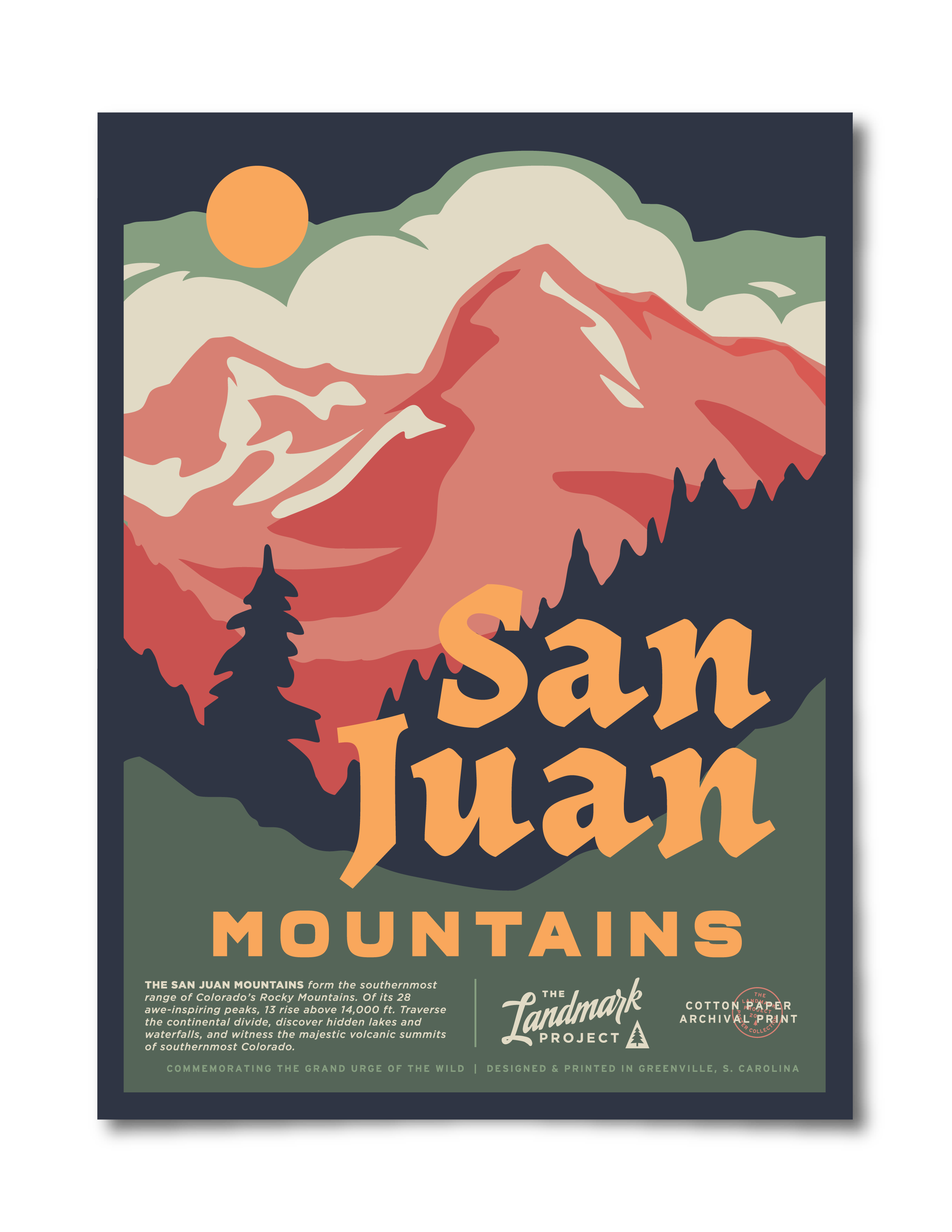 San Juan Mountains Poster