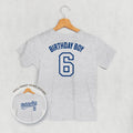 Birthday Boy Varsity #6 (Kids Back Print)