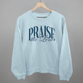 Praise the Lord Blue Script