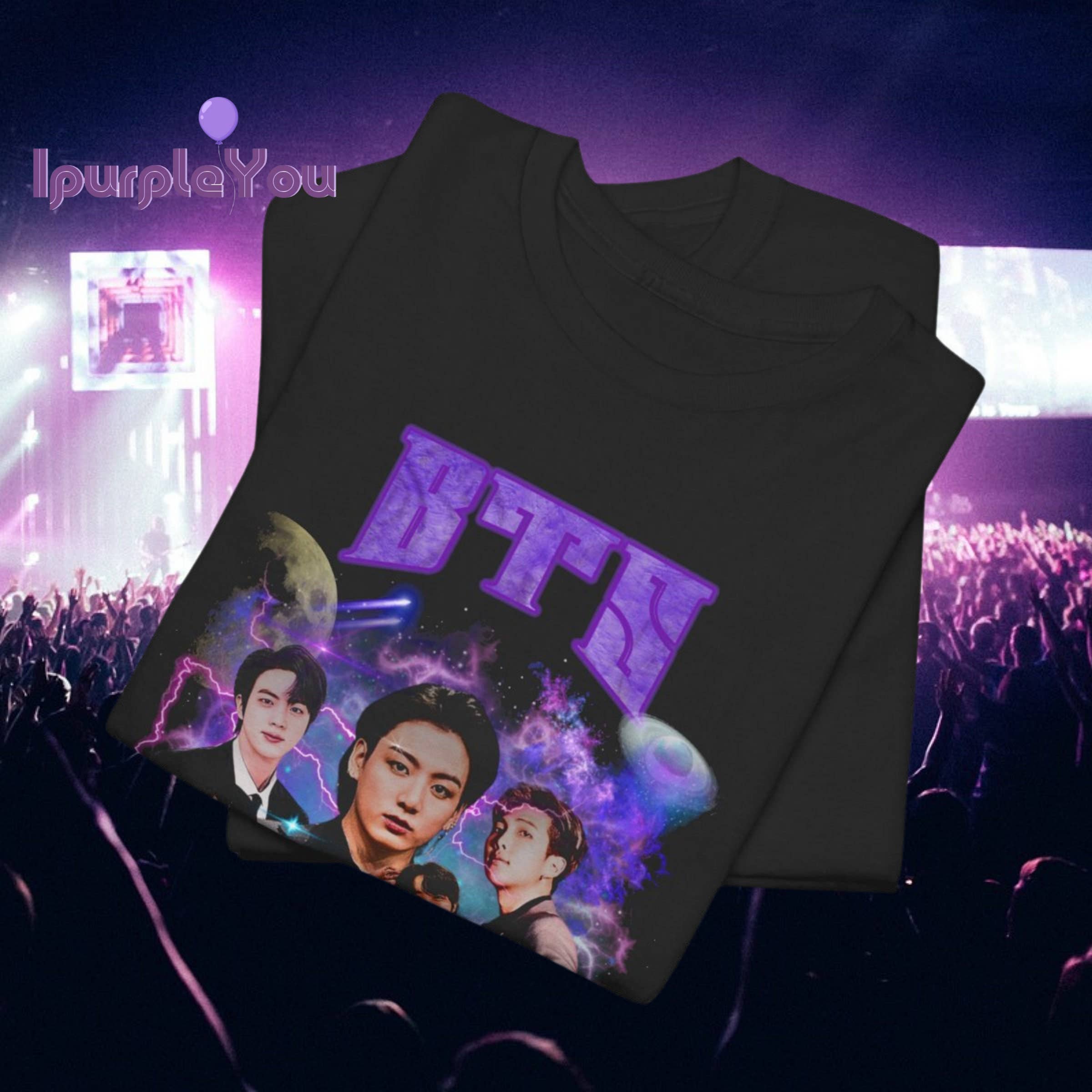 Bts Vintage Bootleg T-Shirt - Retro K-Pop Graphic Tee