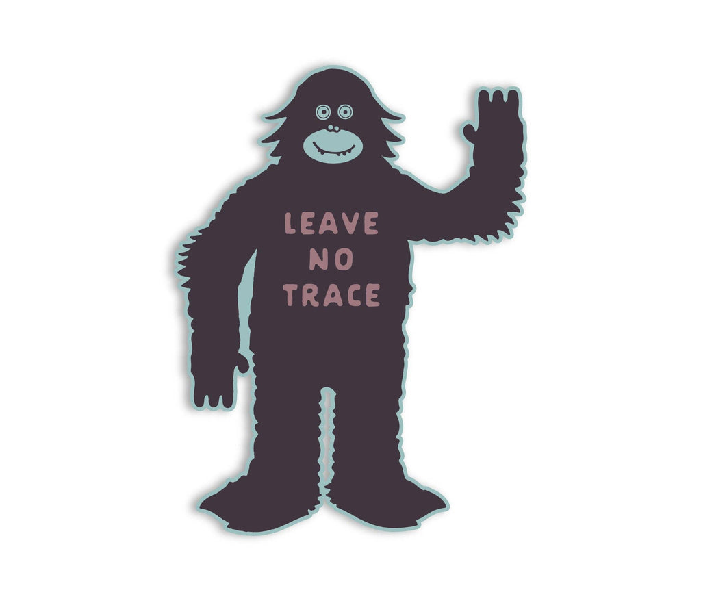 Leave No Trace Sasquatch Sticker