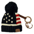 KB-DA-4 Black Flag Beanie Keychain