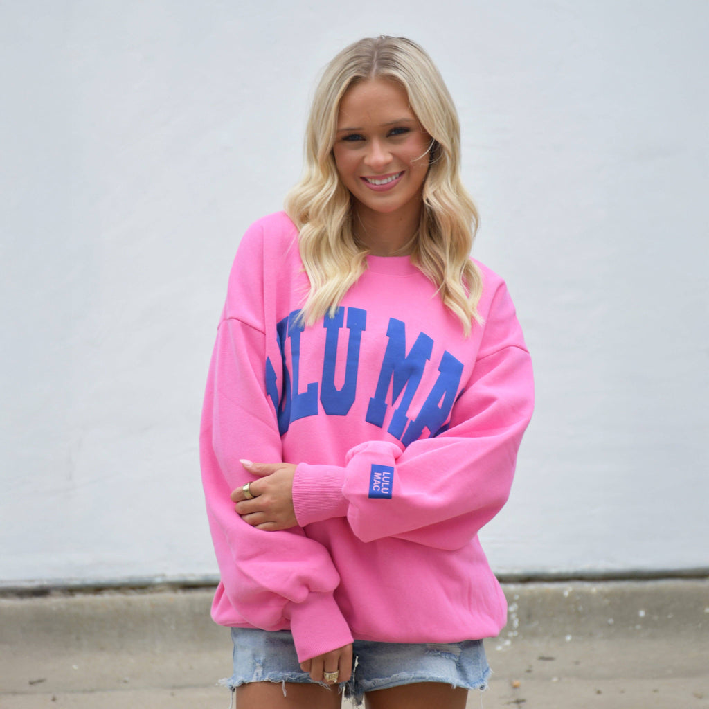 LM-SW-1007 Pink/Royal Puff