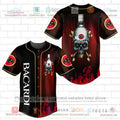 HOT Bacardi skull head Baseball Jersey Shirt