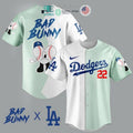 BEST Bad Bunny Los Angeles Dodgers Baseball Jersey