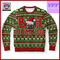 Bah Humpug Pug Tacky Dog Pug Lover Party 3d Ugly Christmas Sweater