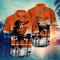 Baltimore Orioles Palm Horizon Hawaiian Shirt
