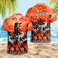 Baltimore Orioles Sunset Surf Hawaiian Shirt