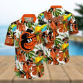 Baltimore Orioles Tropical Parrot Hawaiian Shirt