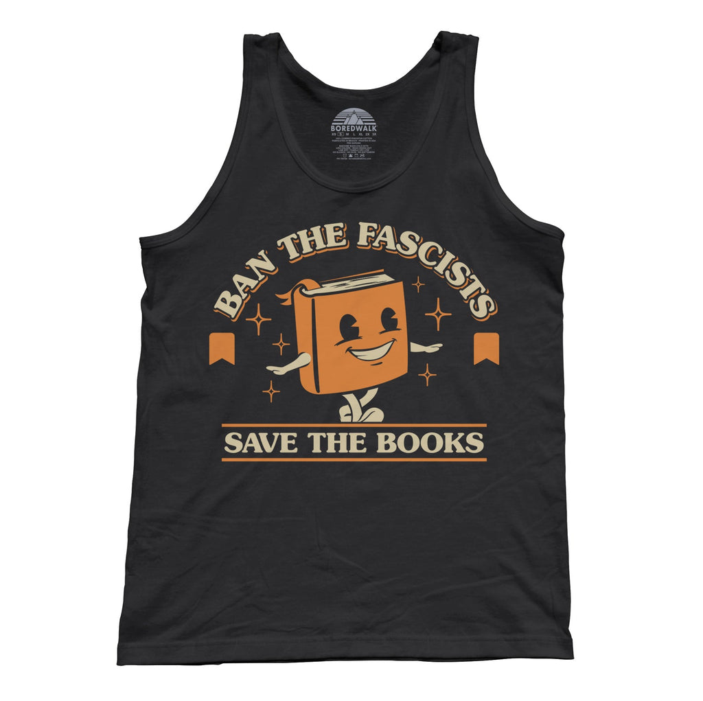 Unisex Ban The Fascists Save The Books Tank Top