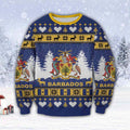 Barbados Island – Pride & Industry 3D All Over Print Ugly Christmas Sweater