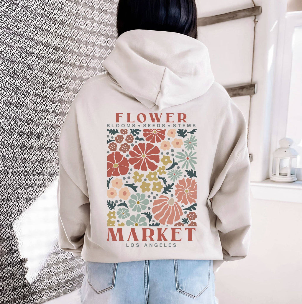 Custom Flower Market Hoodie | S-2XL