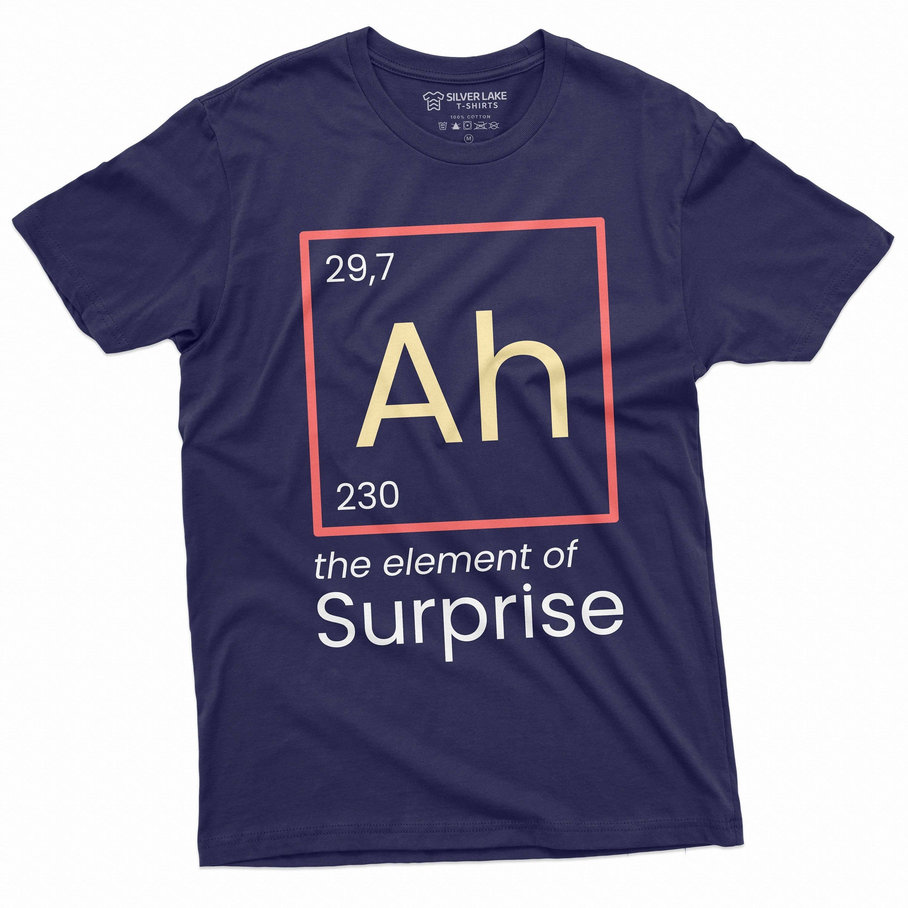 Surprise Chemistry Periodic Table Tee Shirt Gift