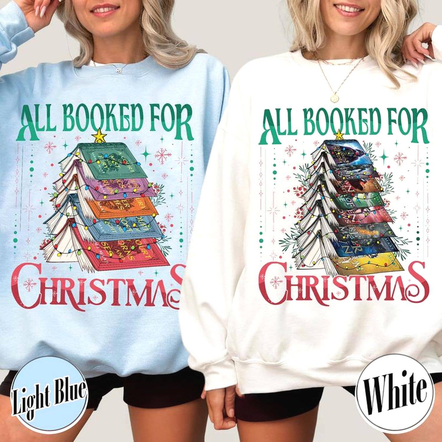 All Booked For Christmas Acotar Dark Romance Sweatshirt