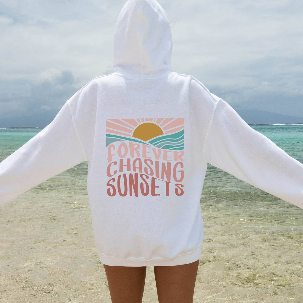 Forever Chasing Sunsets Hoodie | Summer | 3 Colors | S-2XL