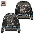 Be Nice James Dalton Is Back To Double Deuce Ugly Christmas Sweater Black