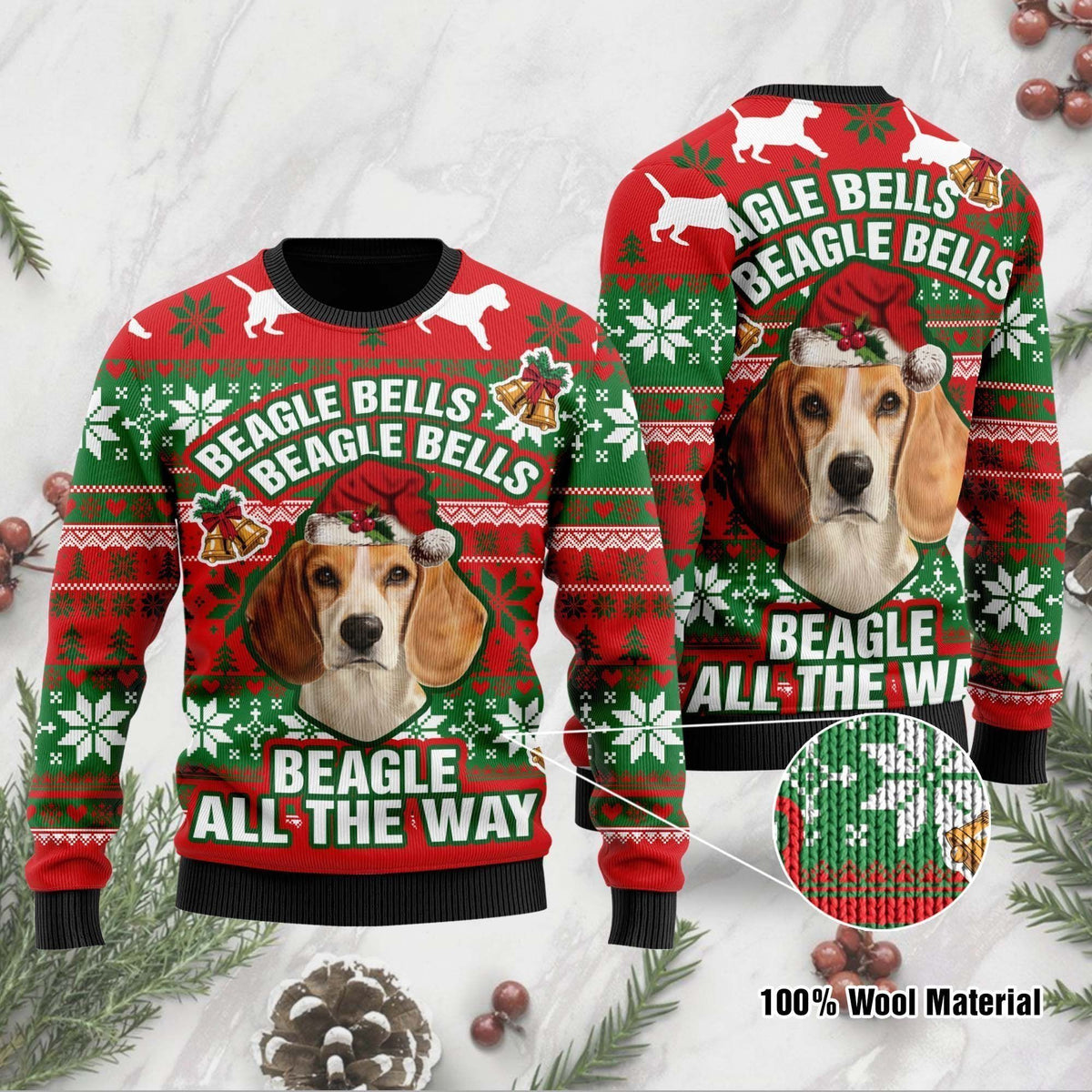 Beagle Xmas Ugly Christmas Sweater