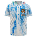 BEST Bear Grillz white blue Baseball Jersey