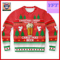 Beer Its Most Wonderful Time For Beer Beer Party Brewdolph Party 3d Ugly Christmas Sweater