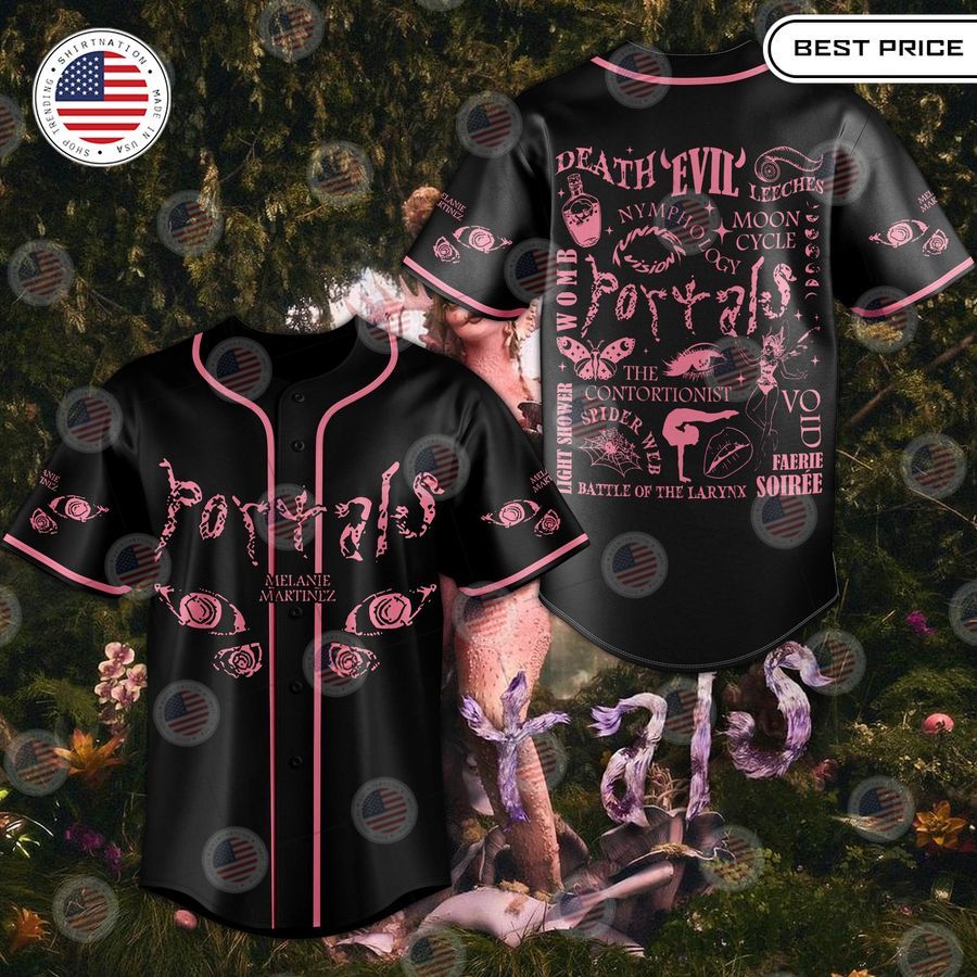 BEST Melanie Martinez Portals Death Evil Baseball Jersey