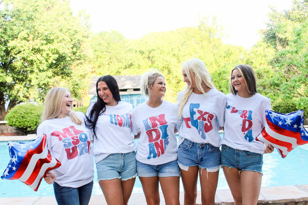 Patriotic State Tees