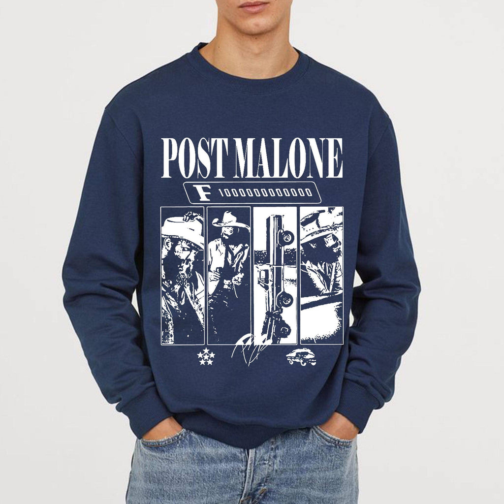 Post Malone Retro Rap Music Tour Tee 90s Rapper Bootleg Fans