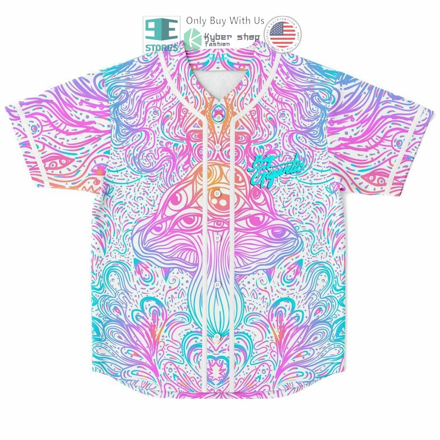 BEST Big Gigantic Free Your Mind Magic mushroom psychedelic art Baseball Jersey