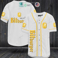 BEST Bitburger logo whtie Baseball Jersey