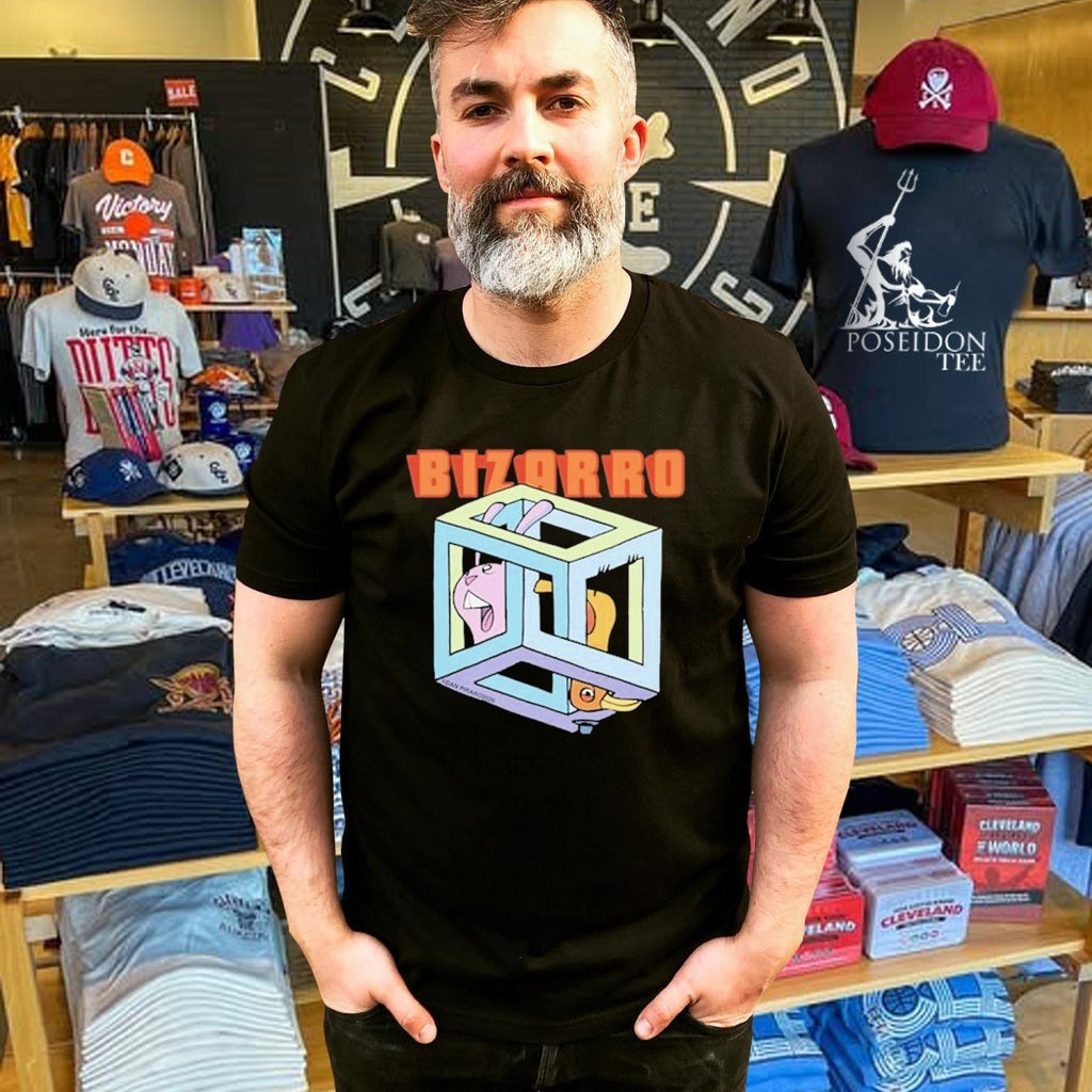 Bizarro Escher Cube T-shirt