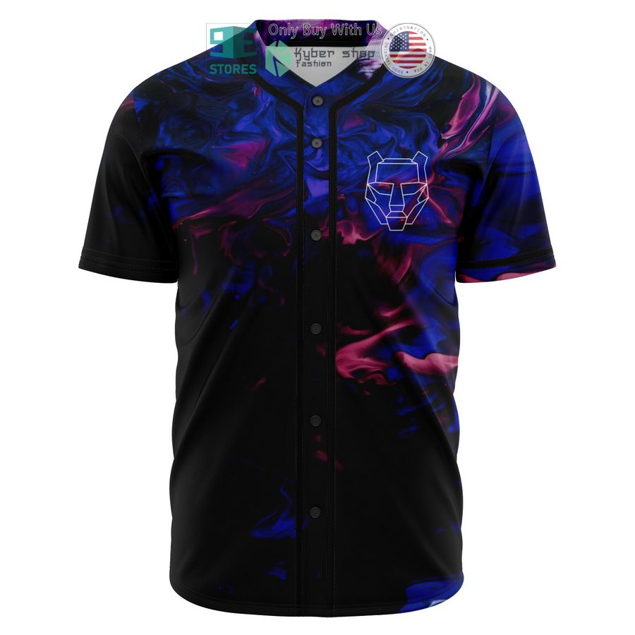 BEST Black Tiger Sex Machine Logo Black Baseball Jersey