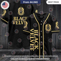 Black Velvet Baseball Shirt