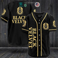 BEST Black Velvet logo black Baseball Jersey