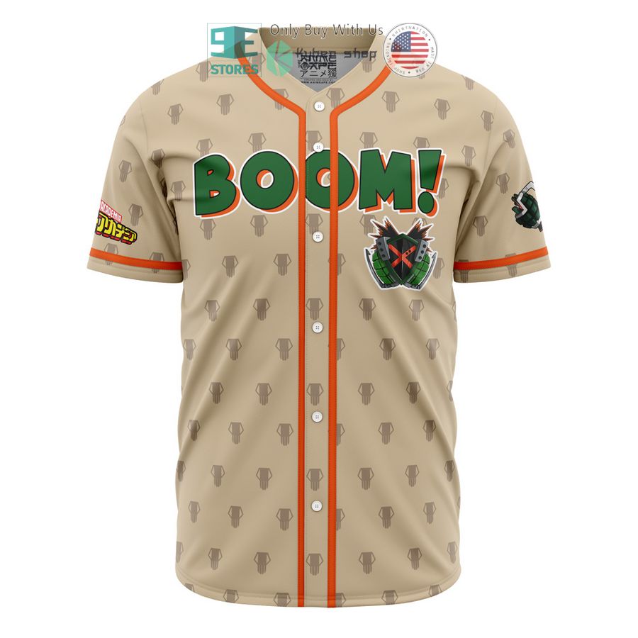 BEST Blazing Bakugo My Hero Academia Baseball Jersey