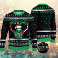Boom Pickle Rick Ugly Christmas Sweater