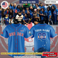 Boston Red Sox Cabo Verde Celebration CUSTOM Baseball Jersey