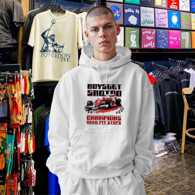 Boys Get Sad Too Champions Need Pit Stops T-shirt
