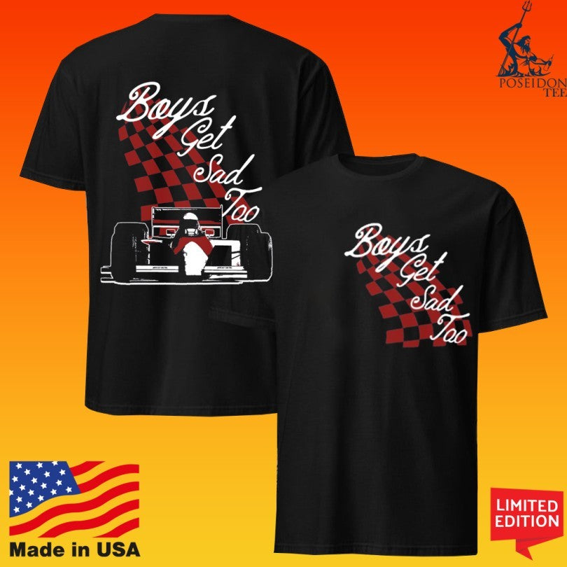 Boys Get Sad Too Flag T-shirt