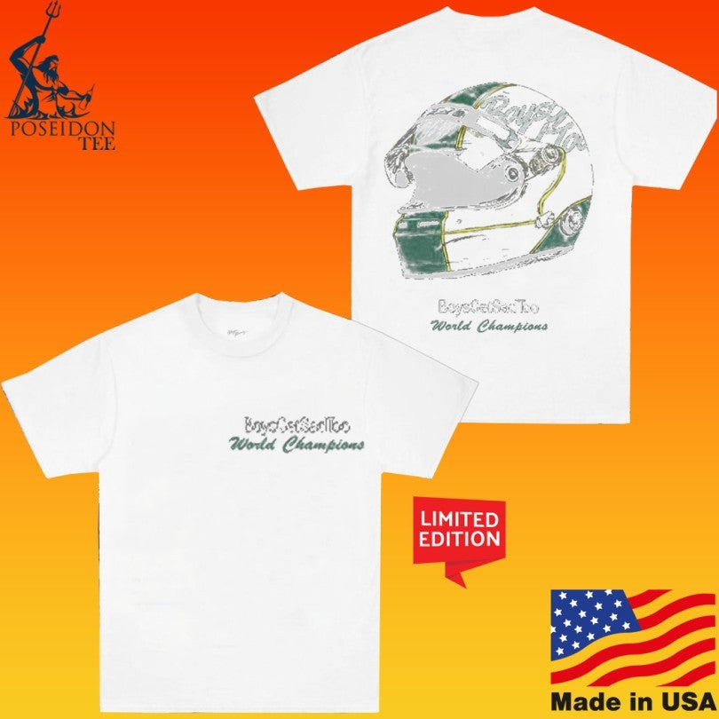 Boys Get Sad Too World Champions Helmet T-shirt