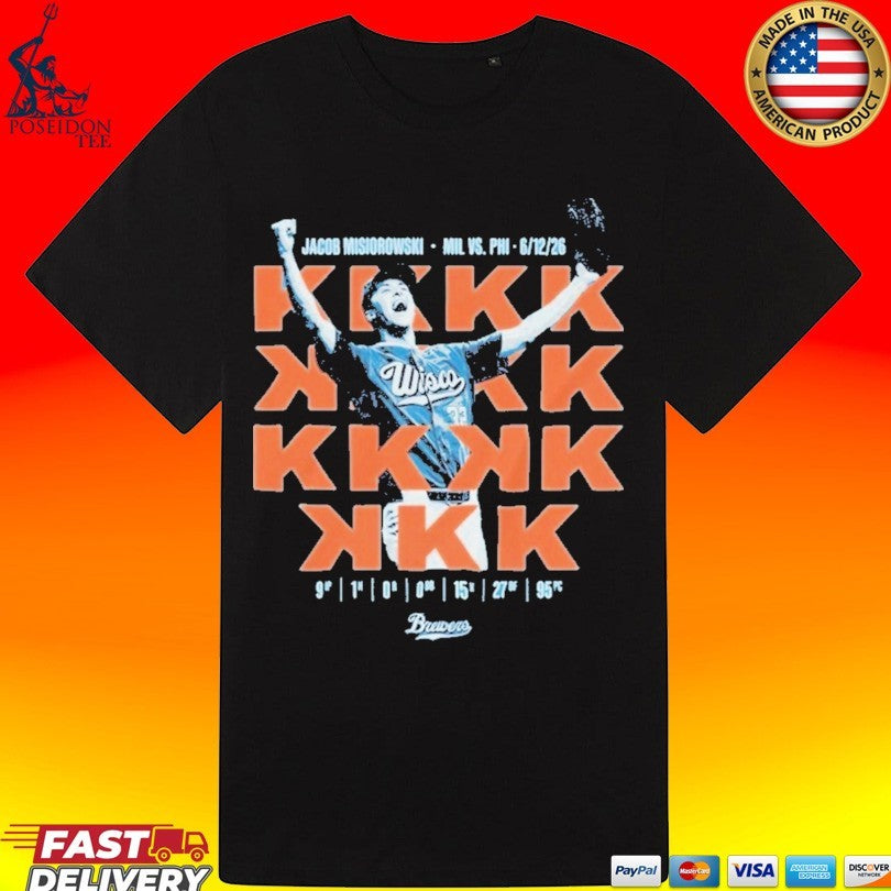 Brewers Vs Phillies Jacob Misiorowski 2026 T-shirt