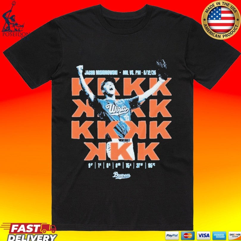 Brewers Vs Phillies Jacob Misiorowski 2026 T-shirt
