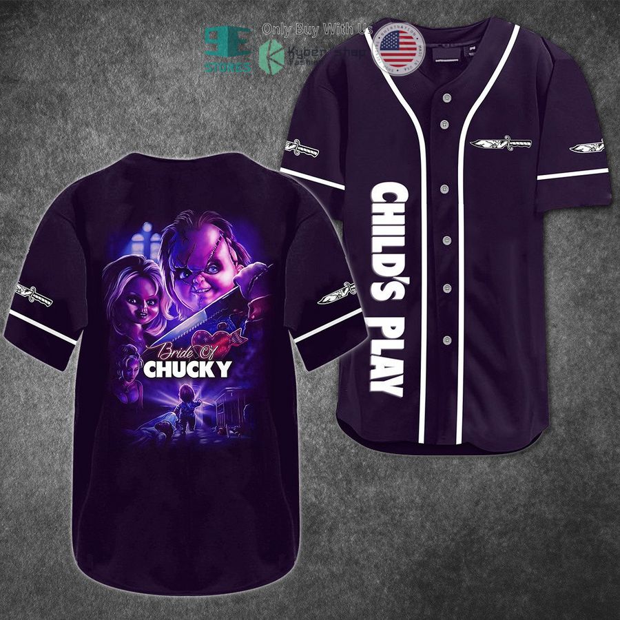 BEST Bride of Chucky Child's Play Baseball Jersey