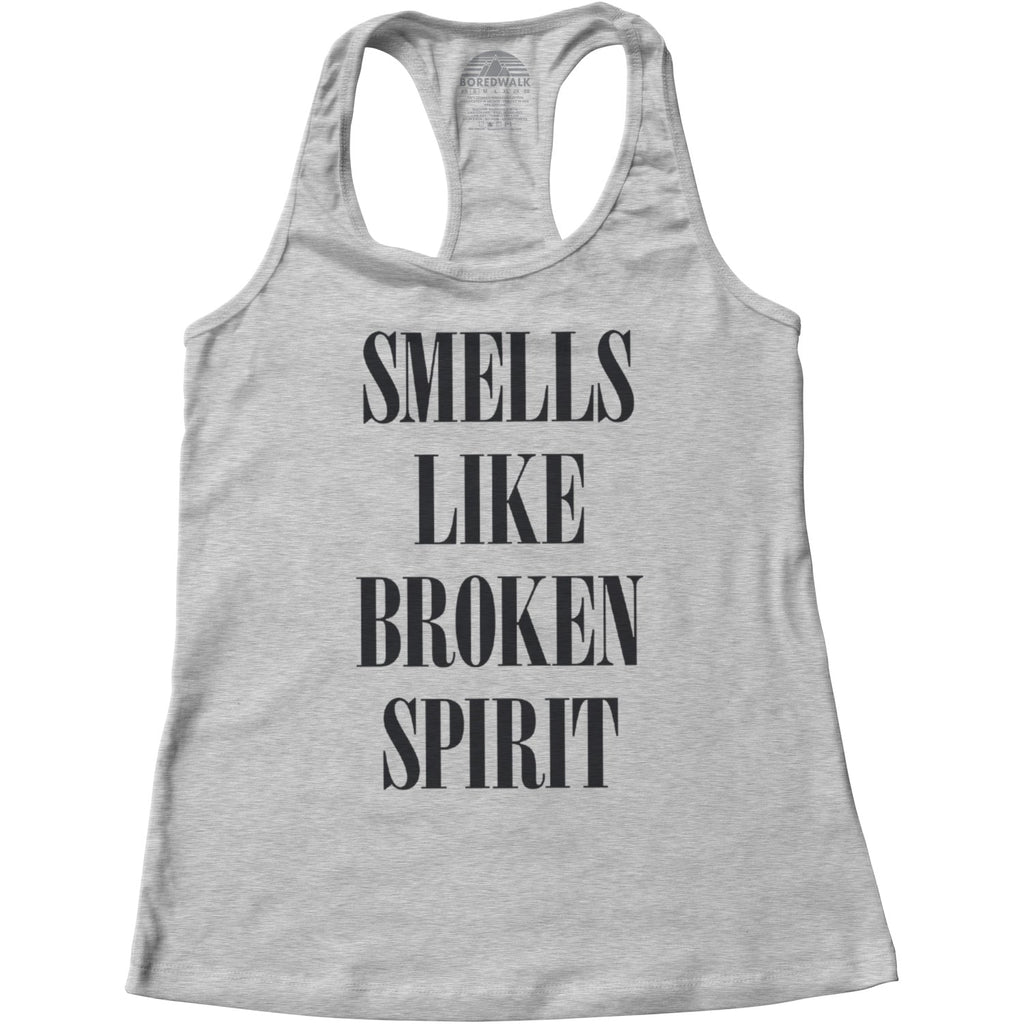 Women's Smells Like Broken Spirit Racerback Tank Top