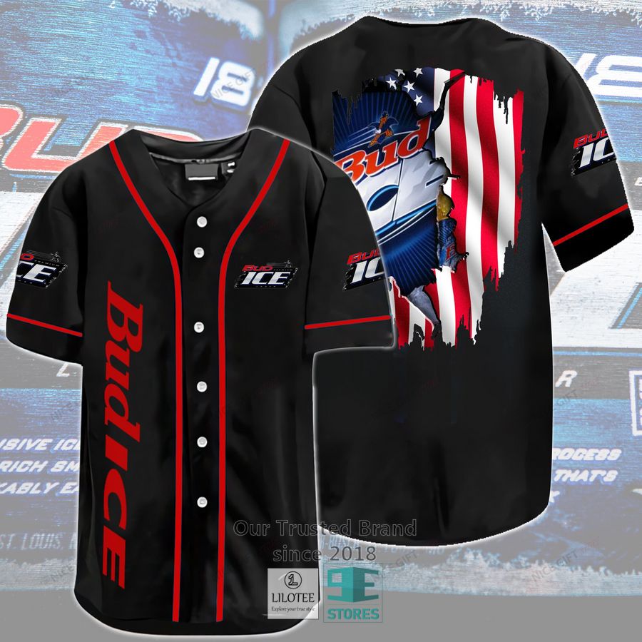 Bud Ice Baseball Jersey