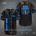 HOT Bud Light Makes Me High black Baseball Jersey Shirt