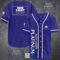 Bud Light Platinum Baseball Jersey