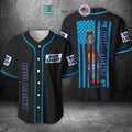 BEST Bud Light United States Flag black blue Baseball Jersey